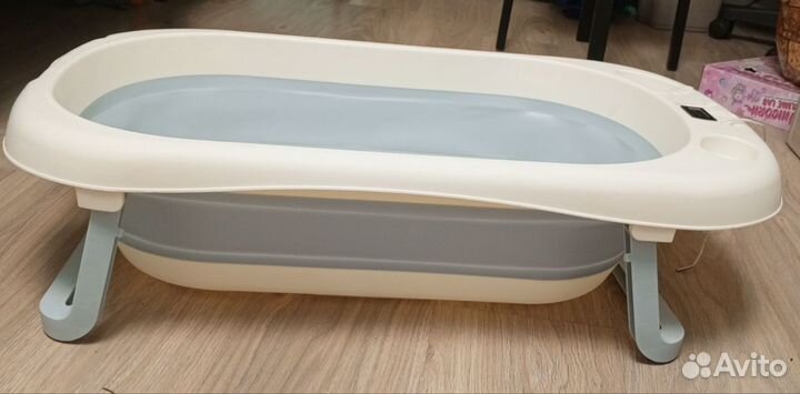 Ванночка для купания складная с матрасиком