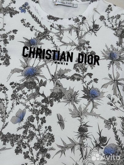 Футболка christian dior женская