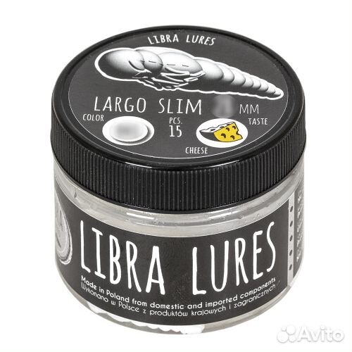 Силиконовая приманка Libra Lures Largo Slim 28