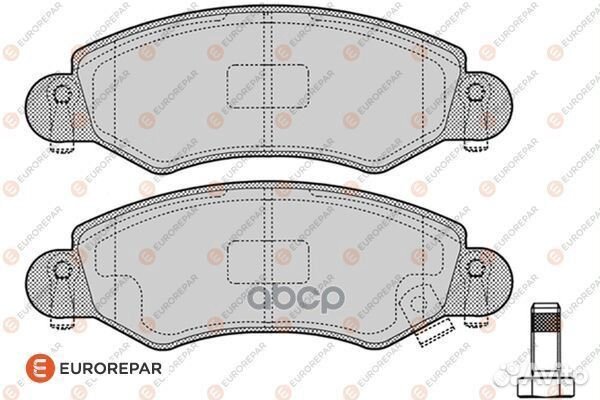 Колодки тормозные дисковые 1617262680 eurorepar