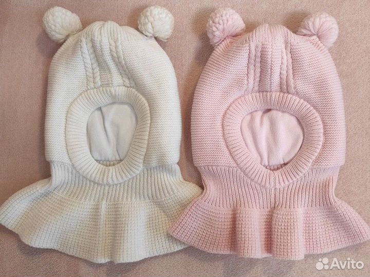 Зимняя шапка шлем Журавлик