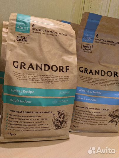 Сухой корм для кошек Grandorf