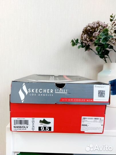 Кроссовки мужские 42-42,5 Skechers кожанные