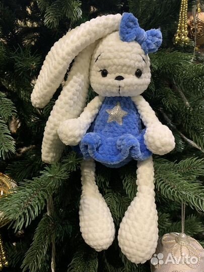 Зайка балерина символ года 27 см