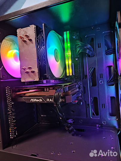 Игровой пк Ryzen 5600/RX6600/16GB RAM/1TB ssd