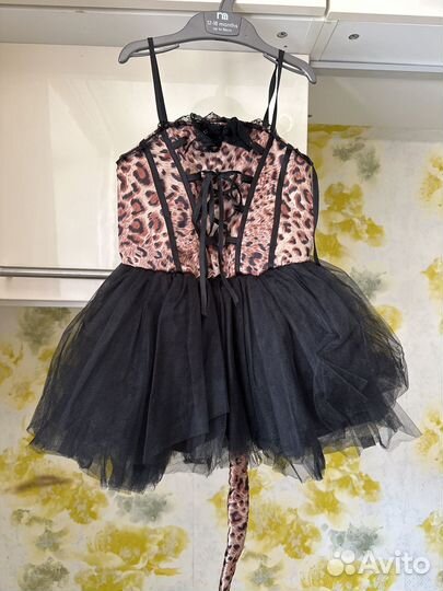 Платье пачка костюм леопарда