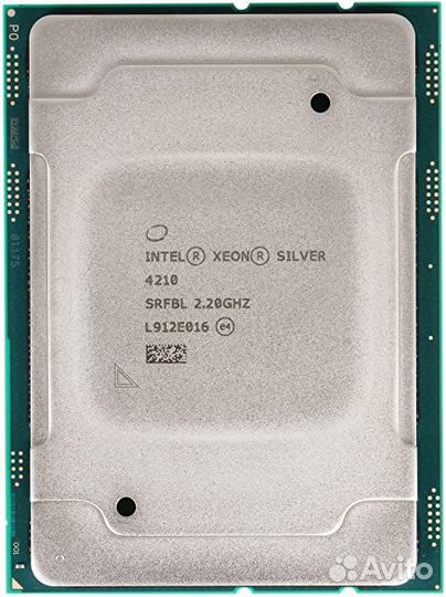 Процессор Intel Xeon Silver 4210 (2.20GHz/14M) (srfbl) LGA3647