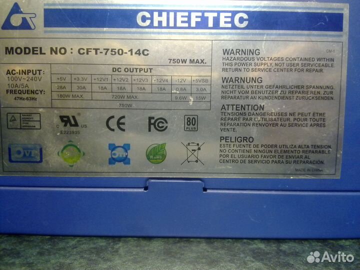 Chieftec CFT-750-14CS 750W