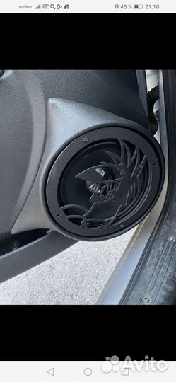 Подиумы на гранту, калина 2. Под 20 - динамики