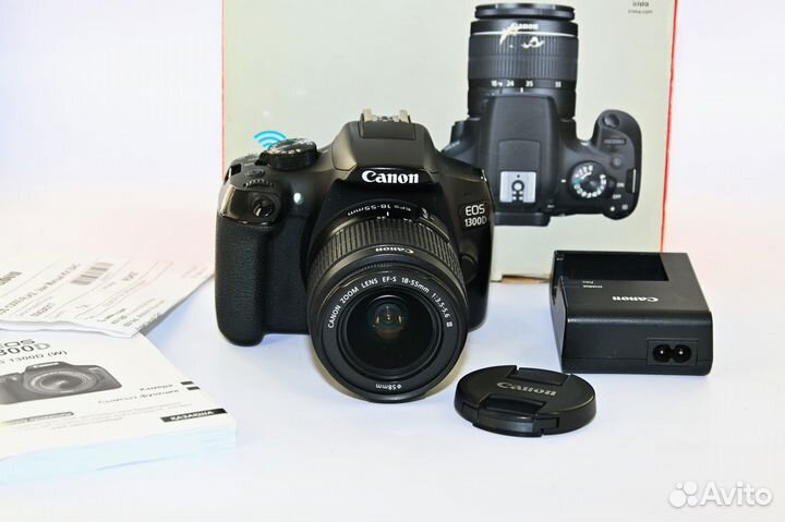 Canon EOS 1300D/T6 18.0MP зеркалка Kit 18-55