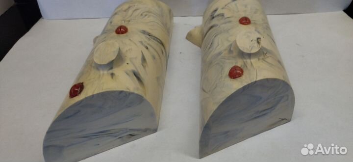 Кашпо берёзка пластмасса СССР состояние хорошее бе