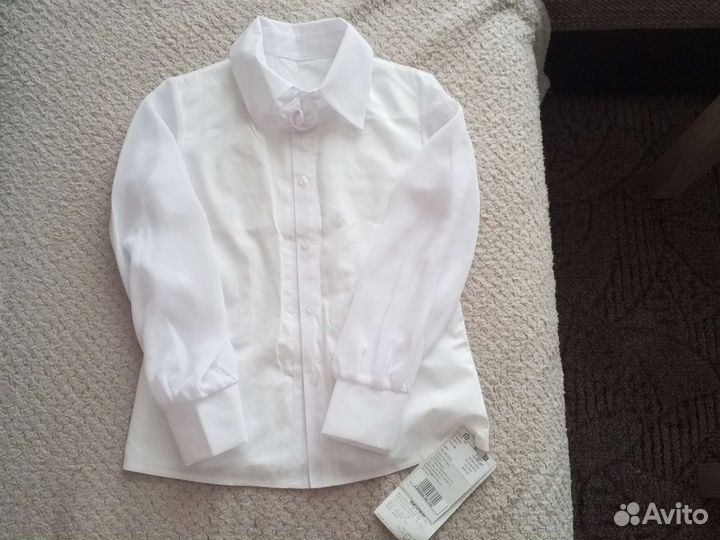 Школьная блузка 128