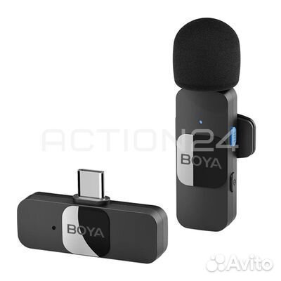 Петличный микрофон Boya BY-V10 Type-C