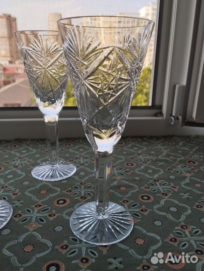 Гусь хрустальный фужеры СССР