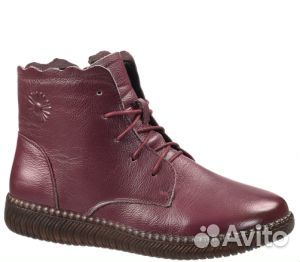 Ботинки женские (LQ5005-3 Бордовый)