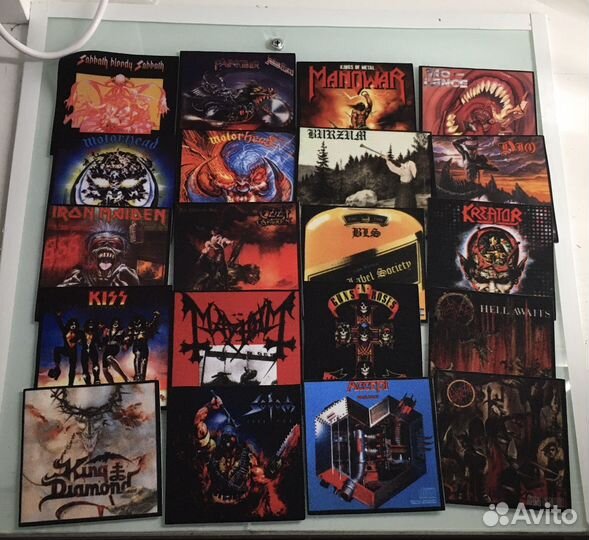 Нашивки с метал группами