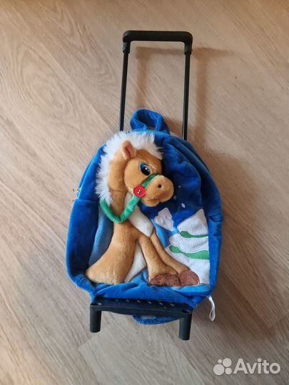 Детская сумка рюкзак на колёсах