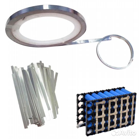 Лента никелированная для аккумуляторов 1p, 2p