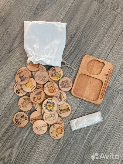 Деревянные игрушки для малышей