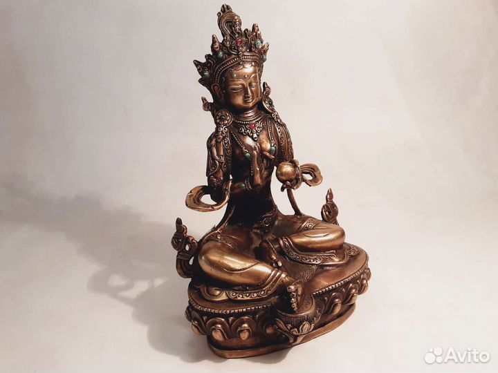 Будды. Бронза. Тибет. Редкие. Большие с бусинами