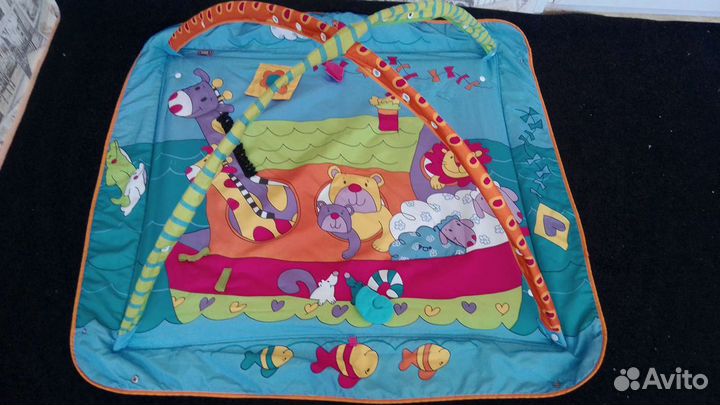 Развивающий коврик tiny love зоосад