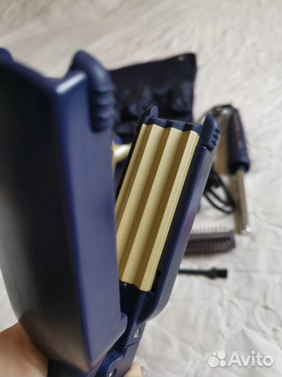 Плойка для волос philips, с насадками