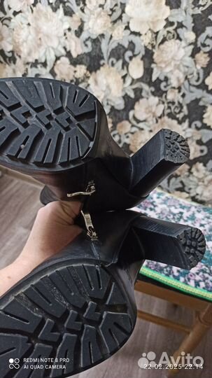 Ботильоны натуральная кожа 39