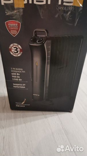 Масляный радиатор Polaris POR 0415, черный