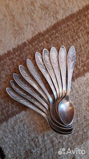 Ложечки кофейные 105мм мельхиор