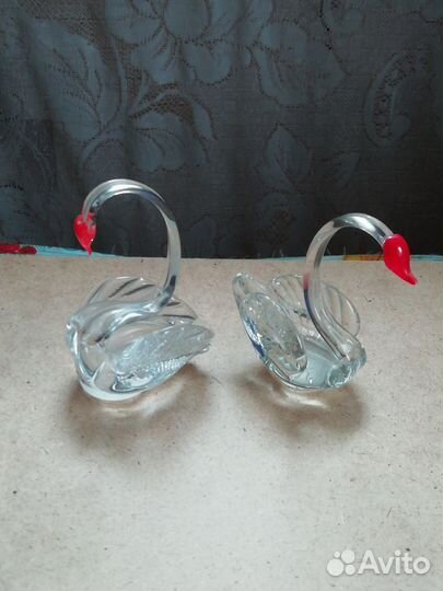 Лебеди хрустальные СССР