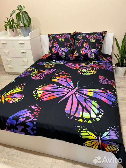 Белье постельное сатин 3d