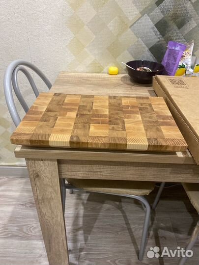 Торцевая разделочная доска из дуба