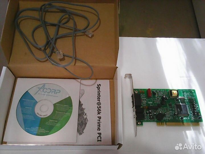 Факс-модем Acorp Sprinter56 k Prime PCI