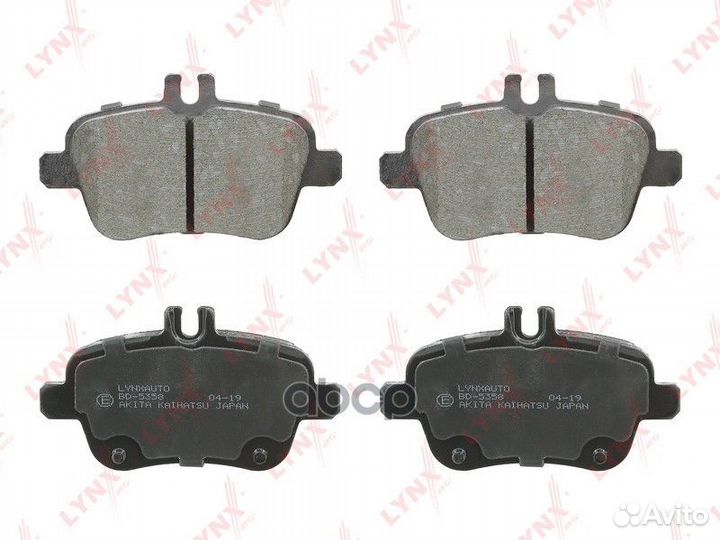 Колодки тормозные дисковые зад BD5358 lynxauto
