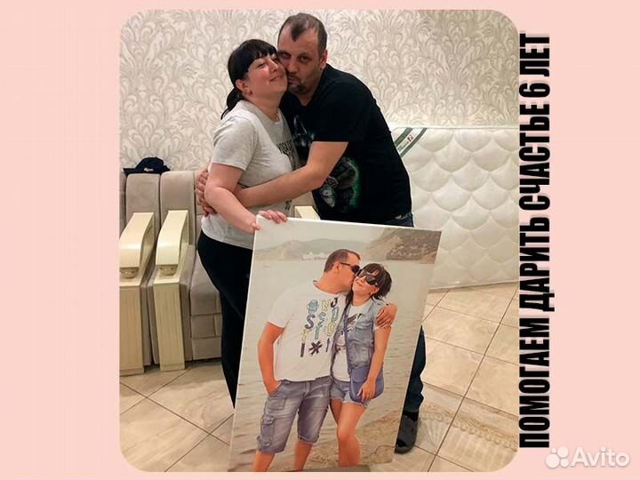 Портрет по фото на холсте в Калининграде быстро