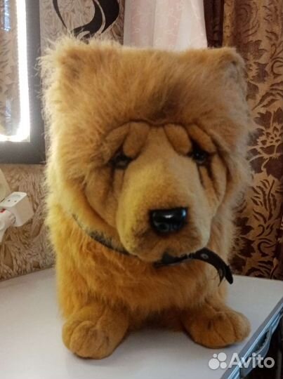 Игрушка мягкая Собака чау чау