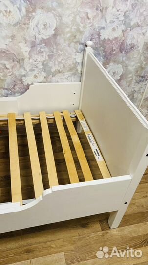 Кровать IKEA детская растущая с матрасом