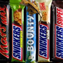 Snickers, Bounty, Mars, Twix, Milka