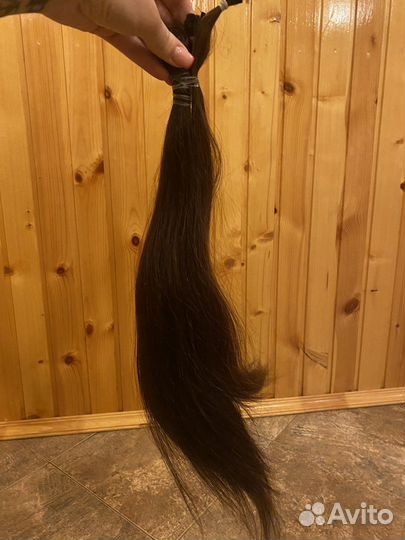 Волосы для наращивания славянка 50 см тон 5/6