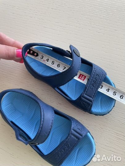 Резиновые сандали 24