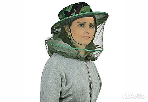 Шляпа с защитой от насекомых (москитная сетка)