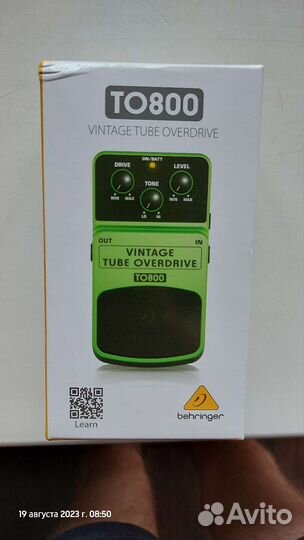 Педаль эффекта Vintage Tube Overdrive