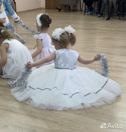 Платье снежинка 98 104