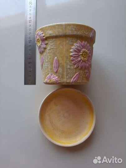 Керамические горшки для цветов бу