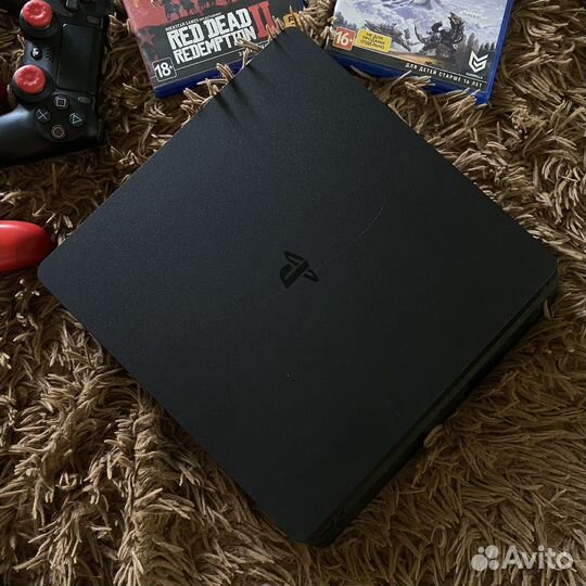 Sony playstation 4 slim 2tb + 2 DualShock 4