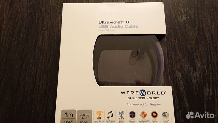Wire world Ultraviolet 8 USB 2.0A-B 1метр