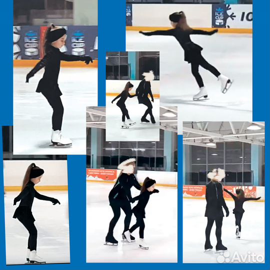 Костюм для фигурного катания на девочку 4-6 лет