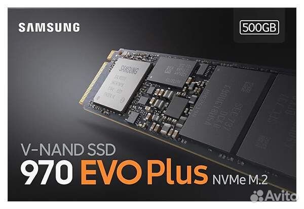 SSD накопитель Samsung 970 EVO Plus M.2 2280 500GB