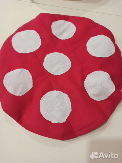 Шапочка мухомора для утренника