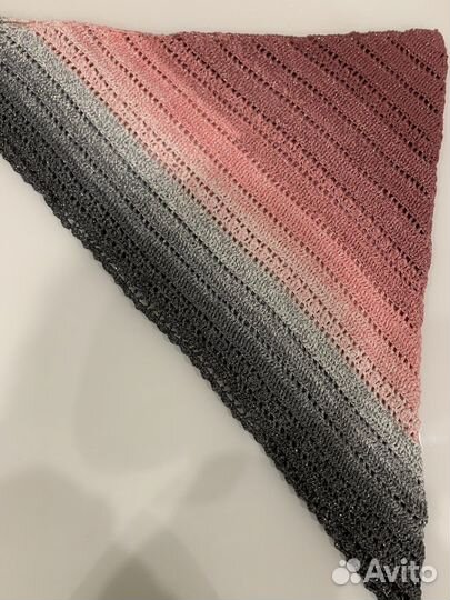 Платок шаль ручная вязка
